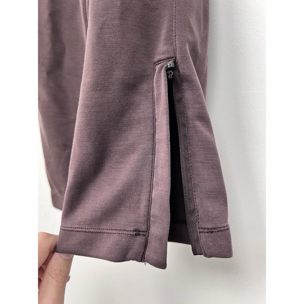 Women’s BYLT Basics Split Hem Joggers‎ Size Small Maroon Red Sweatpants - Picture 3 of 11